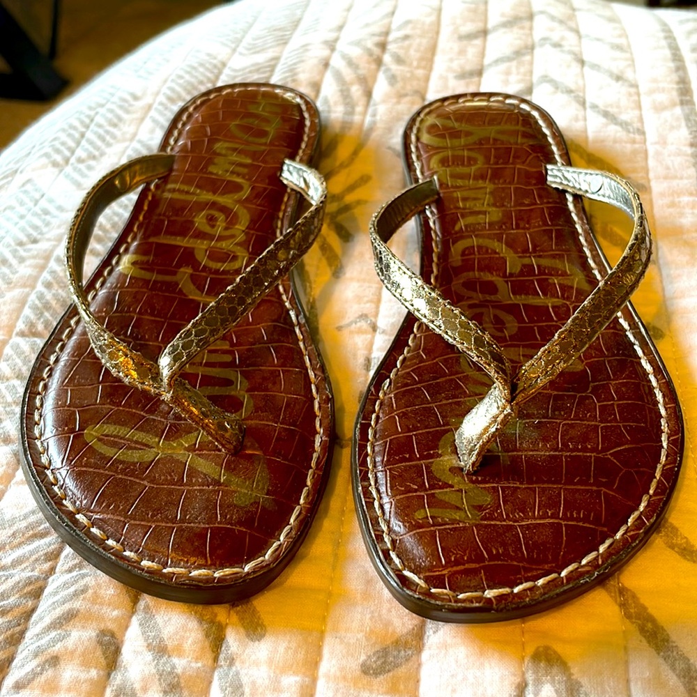 Sam Edelman Rose Gold Gracie sz 6 sandal